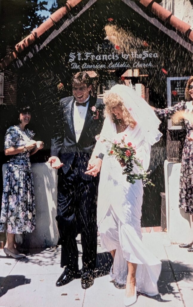 Wedding at St. Francis Church Laguna Beach